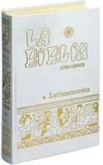 biblia latinoamericana grande blanca