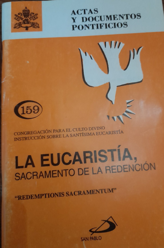 La Eucaristía Sacramento de la Redención